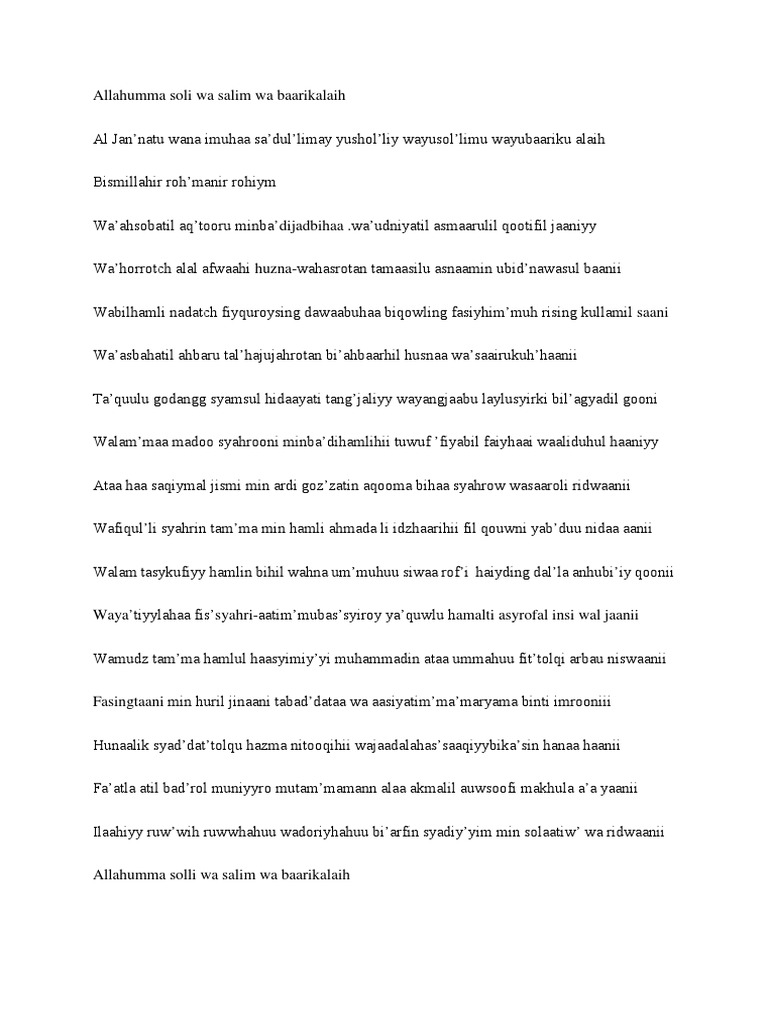 Nadhom | PDF