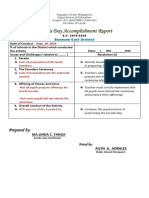 Leyte Escoda Day Accomplishment Report S.Y. 2019-2020