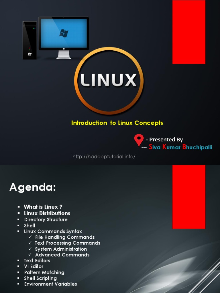 Introduction To Linux Concepts: Iva Umar Huchipalli | PDF | Command ...