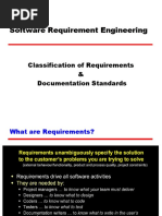 Software Requirement Engineering: Classification of Requirements & Documentation Standards