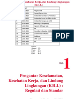 Bab 1 Pengantar K3L - Regulasi Dan Standar RR