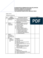 Daftar Tilik Pustu