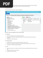 Inventory Accounts: Menu Item "Inventory Management / Setup / Posting / Posting"