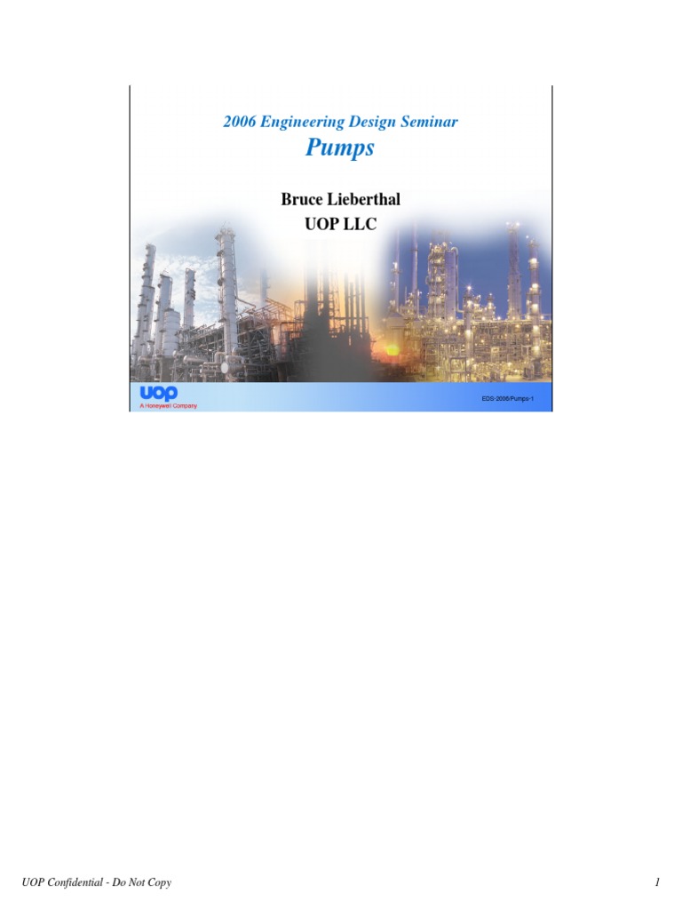 Pumps | PDF | Pump | Turbomachinery