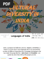 Cultural Diversity in India