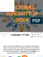 Cultural Diversity in India