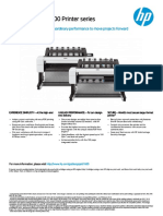 HP Designjet T1600 Printer Series