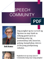 Speech Community