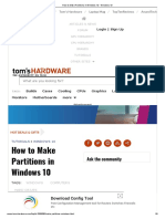 How To Make Partitions in Windows 10 - Windows 8 PDF