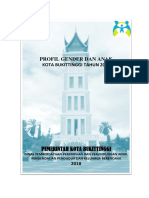 PROFIL GENDER DAN ANAK KOTA BUKITTINGGI 2018