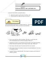 Vertebrates and Invertebrates