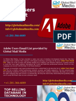Adobe Users Email List