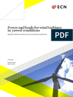 Power and Loads For Wind Turbines in Yawed Conditions