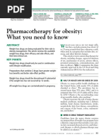 Farmacoterapia de la obesidad