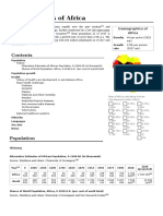 Demographics of Africa - Wikipedia