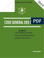 Sommaire Code General Des Impots Ivoirien 2019 (1)