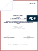 Certificate: Dr. Ika Veristiana Santi
