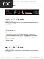 Programa de Actividades 42.ª Feria Internacional Del Libro - Cámara Uruguaya Del Libro