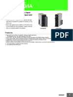 Cj1W-Id/Ia: A Wide Range of Basic Input Units For High Speed Input and Different Applications