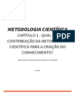 Metodologia científica: criação do conhecimento