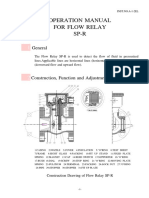 Operation Manual For Flow Relay SP-R: General