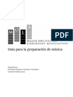 Guía para La Preparación de Música PDF