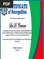 Cert For Speakership Lac