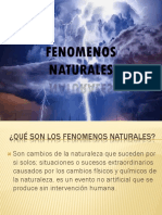 Exposicion Fenomenos Naturales