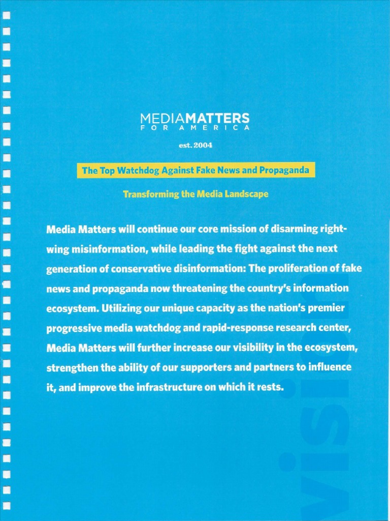 Media Matters Leaked Playbook | PDF | Rupert Murdoch | Social Media
