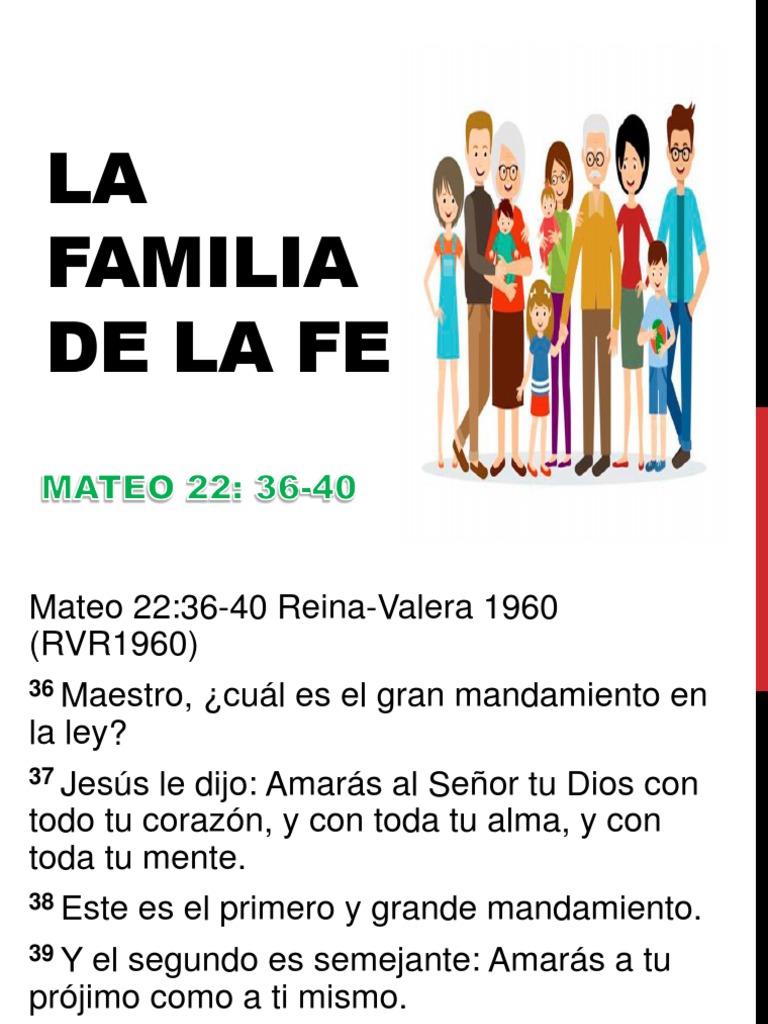 La Familia de La Fe | PDF | Fe | Cristo (título)