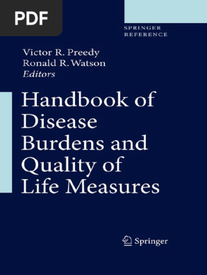 Handbook Of Disease Burdens And Quality Of Life Measures V Preedy R Watson Springer 10 Ww Cancer Surgery