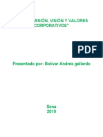 Mision y Vision de Una Empresa