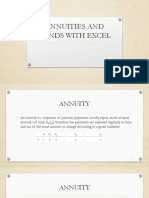 Annuities Bonds With Excel