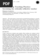 Transforming Teaching Practice: Becoming The Critically Re Ective Teacher