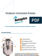 Biodigestor Autolimpiable Rotoplas