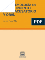 La Epistemología Del Procedimiento Penal Acusatorio y Oral PDF