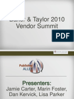 Baker & Taylor 2010 Vendor Summit