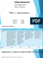 Marketing Research: TASK 1: Segmentation