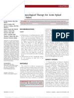 Pharmacological Therapy For Acute Spinal Cord Injury: Recommendations