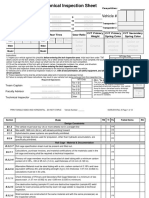 2018 BAJA SAE Technical Inspection Sheet: School