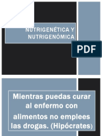 Nutrigenética y Nutrigenónomica