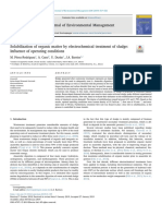 Solubilización de Materia Orgánica Por Tratamiento Electroquímico de Lodos Influencia de Las Condiciones de Operac