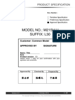 M215HJJ-L30 Ips LCD Panel