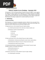 MMCC Grower Rankings and Methodology