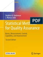 (Springer Texts in Statistics) Stephen B. Vardeman, J. Marcus Jobe (Auth.) - Statistical Methods for Quality Assurance_ Basics, Measurement, Control, Capability, And Improvement-Springer-Verlag New Yo