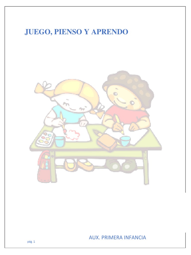 Trabajo Primera Infancia - Atencion | PDF | Atención | Educación de la ...