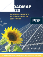 SOLAR - Roadmap 2020 - Powering Canada's Future With Solar Electricity