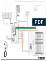 EV West - Solar Powered Off Grid Backup System Schematic