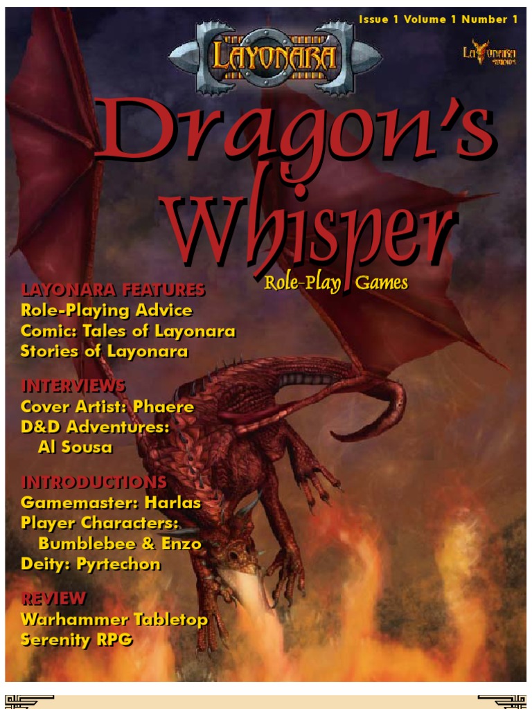 Dragons Whisper 111 | PDF | Role Playing Games | Leisure