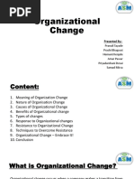 Organizational Change Presentation